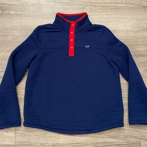 Vineyard Vines Navy and Red Sweatshirt
